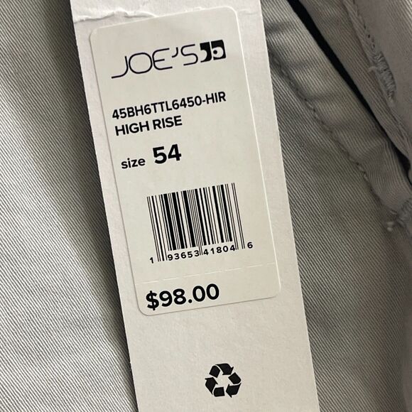 Joe's Jeans Chino Short Mens Size 54 Big Tall DXL Gray High Rise Normcore - Picture 7 of 10